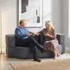 DIVANO LETTO HOMCOM, 2 posti, divano da pavimento con Anteprima dell’immagine prodotto 2