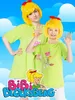 Two people dressed as the character Bibi Blocksberg, with a logo at the bottom. Náhľad obrázku produktu