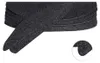 Treppenteppich Paris Anthrazit 25cmx65cm - Vica Produktbild-Vorschau 1