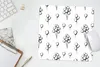 MuchoWow® Mauspad Mousepad Ballon - Muster - Schwarz und Produktbild-Vorschau 5