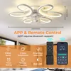 LED stropní ventilátor s lampou stmívatelný s dálkovým Náhled obrázku produktu 5