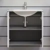 trendteam Bad Waschbeckenunterschrank Riva Rauchsilber Produktbild-Vorschau 7