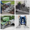 VOUNOT 2X Auffahrrampe 400kg Verzinkter Stahl, rutschfest Produktbild-Vorschau 2