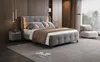 16-farbige LED-Bett, Doppelbett mit Steppmuster, Produktbild-Vorschau 13