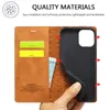 iPhone 15 Hülle, Standfunktion Kartenfach Wallet Leder Produktbild-Vorschau 5