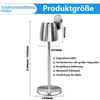 Edelstahl-Aschenbecher, verstellbarer Produktbild-Vorschau 2