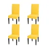 4er Set Stretch Einfarbig Stuhlhusse, Moderne Elastische Produktbild-Vorschau 1