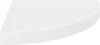 A white corner shelf. Voir les images du produit