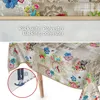 Tischdecke Wachstuch MIMOSA Blumen Beige Robust Produktbild-Vorschau 3