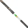 A close-up view of two sections of a trekking pole being connected, showing the internal spring mechanism. Produktbild-Vorschau