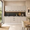 ULWEHOME Küchenzeile 260 cm Beige, Küchenmöbel-Set Kaschmir Produktbild-Vorschau 3