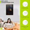 ARTland Leinwandbild Seifenblasen auf Rosenblatt Größe: Produktbild-Vorschau 2