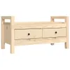 vidaXL Flurbank 80x40x43 cm Massivholz Kiefer -  Truhen- & Produktbild-Vorschau 3