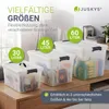Juskys Aufbewahrungsbox mit Deckel - 4er Set Kunststoff Produktbild-Vorschau 7