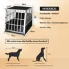 Hundetransportbox BRUNO, 66x90x72cm, silber/schwarz Produktbild-Vorschau 6