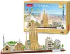 Puzzle 3D City Line Barcellona, 186 pezzi Anteprima dell’immagine prodotto 3