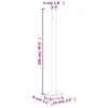 A diagram showing the dimensions of a product. Anteprima dell’immagine prodotto