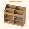 Étagère pour enfants COSTWAY, étagère pour enfants avec 4 Voir les images du produit 3