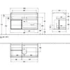 Villeroy & Boch F772HGGF Waschbeckenunterschrank Finion F77 Produktbild-Vorschau 2