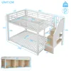 Merax stapelbed, 140 x 200 cm, met LED-verlichting, 3 Productafbeelding-voorbeeld 5