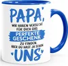 Tasse Spruch Das beste Geschenk für Papa Opa Bonus Papa Produktbild-Vorschau 1