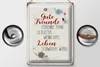 Blechschild gute Freunde erkennt, 40x30 cm, Blechschilder Produktbild-Vorschau 2