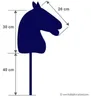 Hobby Horse Frison noir - Taille A3 Voir les images du produit 5