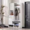 MODFU Flurgarderoben-Set Kleiderschrank mit Türen und Produktbild-Vorschau 5