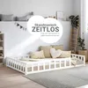 Homestyle4u dětská postel bílá s ochranou proti vypadnutí Náhled obrázku produktu 5