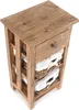 KOMMODE TOWER | 70x38cm (VxŠ), dřevo, s ratanovými košíky | Náhled obrázku produktu 3