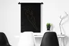 MuchoWow® Wandteppich Wandbehang Frau - Gold - Produktbild-Vorschau 4