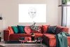 MuchoWow® Poster Linienkunst - Frauen - Weiß 120x80 cm - Produktbild-Vorschau 2