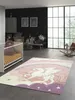 Kinderzimmer Teppich Einhorn Regenbogen creme rosa Größe - Produktbild-Vorschau 1