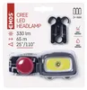 CREE LED + COB LED čelovka P3531, 330 lm, 65 m, 3x AAA Anteprima dell’immagine prodotto