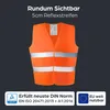 4 Sicherheitsweste - Warnwesten Set mit Tasche – e EN ISO Produktbild-Vorschau 2