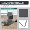 Outsunny Sonnenliege Gartenliege Relaxliege Dreibeinliege Produktbild-Vorschau 7