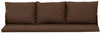 Gartenkissen Set braun – 160x50 + 3x50x56 cm Gartenkissen Produktbild-Vorschau 4