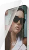 A screen protector is shown over a smartphone displaying a woman's face. Anteprima dell’immagine prodotto