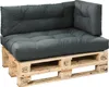 XDREAM Palettenkissen anthrazit | Armlehne einzeln | Produktbild-Vorschau 1
