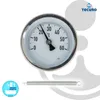 tecuro Bi-Metall Ø 63 mm Anlegethermometer 0 - 60°C Produktbild-Vorschau 2
