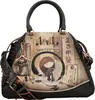 anekke Tasche, braun, beige, schwarz, 32 x 23 x 15 cm Produktbild-Vorschau 3