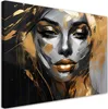 Obraz na plátně žena tvář glamour 60x40 Feeby Zlatý obraz Náhled obrázku produktu 1