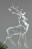 2er Set Deko Hirsche stehend H. 15cm aus Acryl transparent Produktbild-Vorschau 2