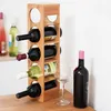 Relaxdays Weinregal für 5 Flaschen, 2er Set, Weinständer Produktbild-Vorschau 2