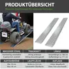 TRUTZHOLM 2x Auffahrrampe 180 cm Tragkraft 400 kg Stahl Produktbild-Vorschau 7
