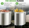 Penta in acciaio inox NutriChef 33,1 L a induzione – Anteprima dell’immagine prodotto 4