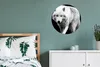 MuchoWow® Rundes Wandbild - Runde Bilder Wolf - Tier - Produktbild-Vorschau 4