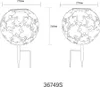 GLOBO 36749S, Metall, III, IP44, LED, 0,02 W, 3 V Produktbild-Vorschau 4
