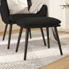 vidaXL Podnožka černá 45x29,5x35 cm Látka Náhled obrázku produktu 2