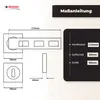 DOMINO Türgriff Drückergarnitur BB-Buntbart Set | Produktbild-Vorschau 4